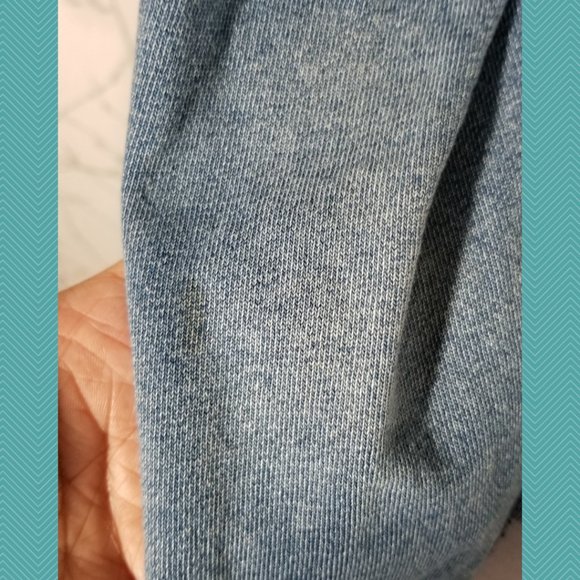 American Eagle Button Front Denim Vest Hoodie - Picture 4 of 5